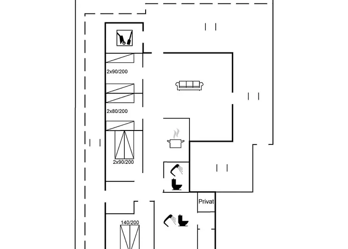 بيت للعطل Botulf - 3-8km From The Sea By Interhome